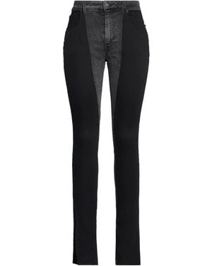 Mugler Jeans Cotton, Elastane - Black