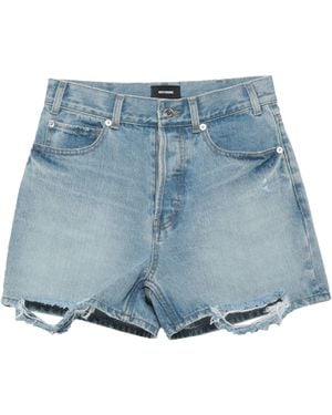 we11done Denim Shorts - Blue