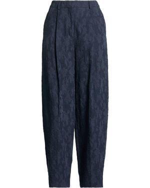 Grifoni Midnight Pants Virgin Wool - Blue