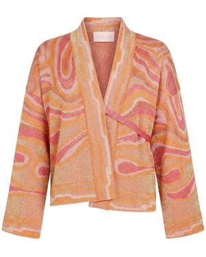 Circus Hotel Cardigan Viscose, Polyester - Pink