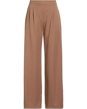 OVER/D Camel Pants Polyester, Viscose, Elastane - Brown