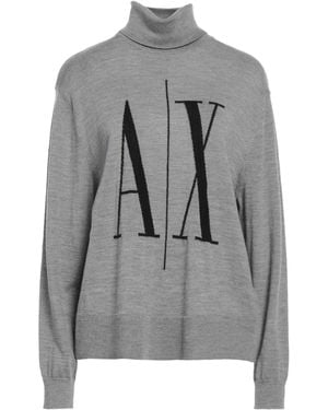 ARMANI EXCHANGE Turtleneck Virgin Wool - Grey