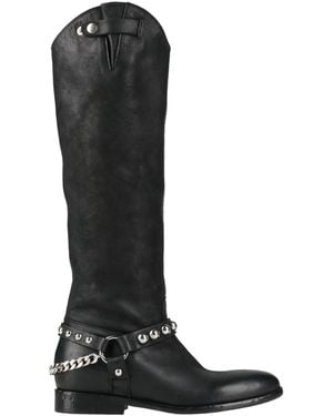 Strategia Boot Leather - Black