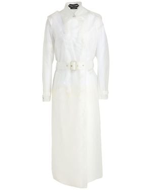 Tom Ford Sobretodo Y Gabardina - Blanco