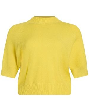 Manila Grace Sweater Viscose, Polyester, Polyamide - Yellow