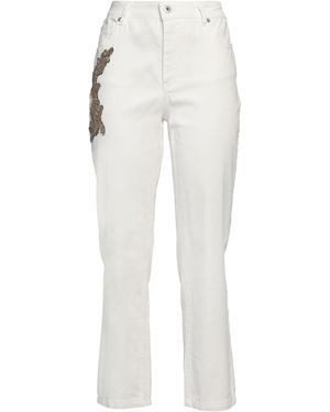 Twinset Pantaloni Jeans - Bianco