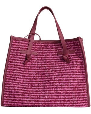 Gianni Chiarini Marcella Club -- Handbag Leather, Textile Fibres - Red