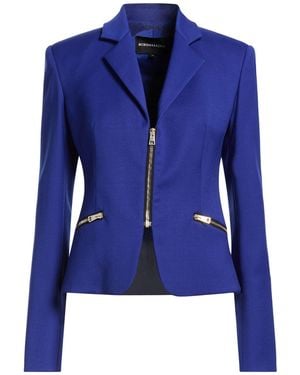 BCBGMAXAZRIA Blazer Wool, Polyester, Elastane - Blue