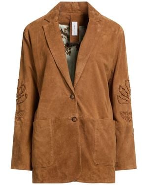 Bully Camel Blazer Leather - Brown