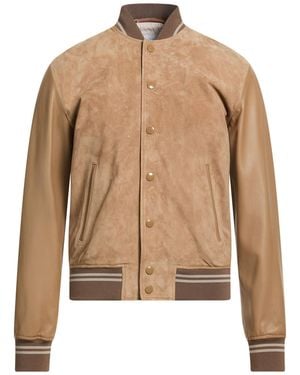 Jacob Cohen Jacket Goat Skin, Lambskin, Polyester - Natural