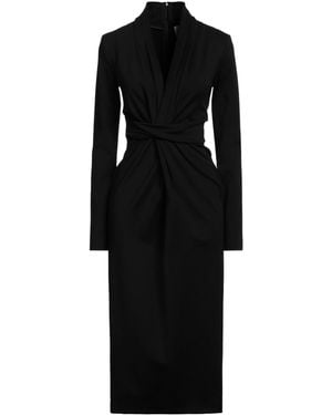Semicouture Midi Dress Viscose, Polyamide, Elastane - Black