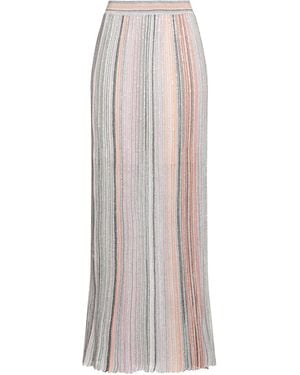 Missoni Maxi Skirt Viscose, Metallic Fiber, Polyamide, Polyester - White