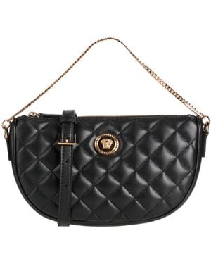 Versace Cross-Body Bag Lambskin - Black