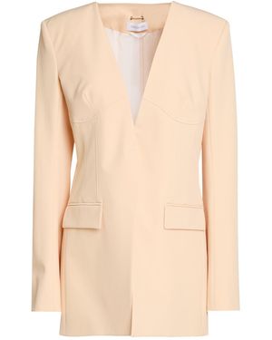 Patrizia Pepe Apricot Jacket Polyester, Elastane - Natural
