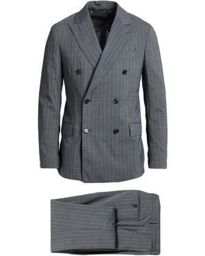 Lardini Suit Wool, Polyester, Elastane - Grey