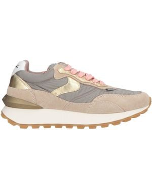 Voile Blanche Trainers Leather, Textile Fibres - Natural