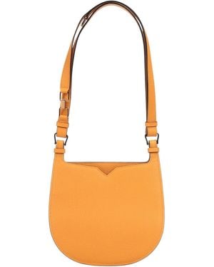 Valextra Shoulder Bag Calfskin - Orange