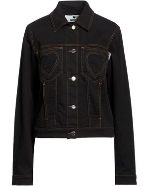 Love Moschino Jacket Cotton, Elastane - Black