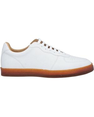 Brunello Cucinelli Sneakers Con Stampa - Bianco