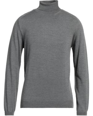 Macchia J Rollkragenpullover - Grau