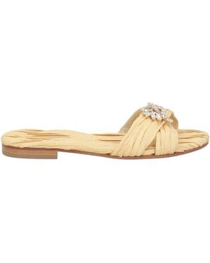 Emanuela Caruso Sandals Natural Raffia