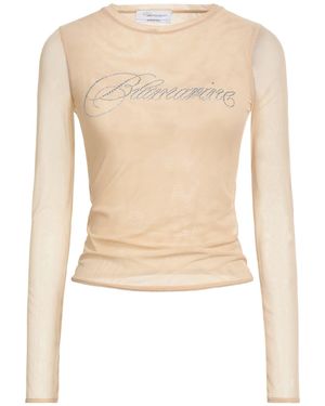 Blumarine Top Polyamide, Elastane - Natural