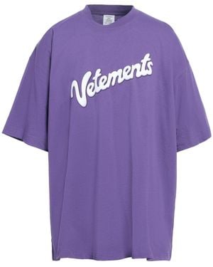 Vetements T-shirt - Purple