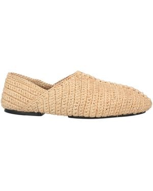 Jil Sander Loafers Natural Raffia
