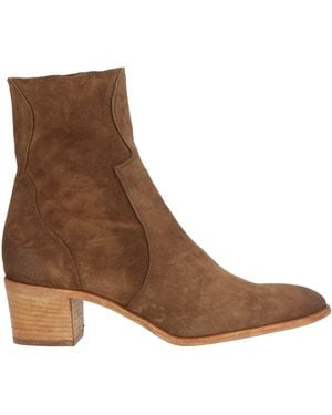 CURIOSITÉ Ankle Boots Leather - Brown