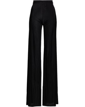 Rick Owens Pants Viscose - Black