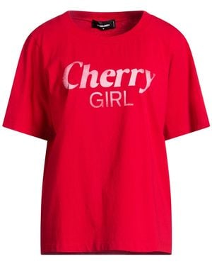 DSquared² T-Shirt Cotton - Red