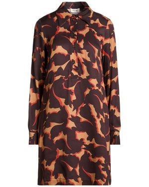 Ottod'Ame Mini Dress Viscose - Brown