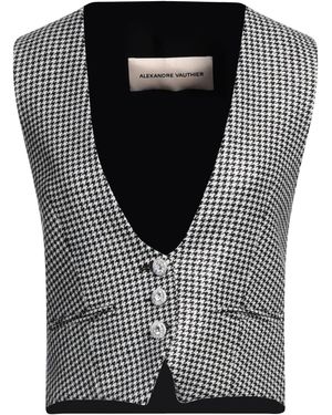 Alexandre Vauthier Couture-Weste - Schwarz