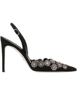 Rene Caovilla Pumps Leather - Black