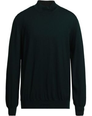 Gran Sasso Turtleneck Virgin Wool - Black