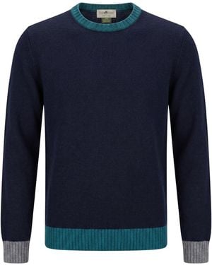 Irish Crone Pullover - Blau