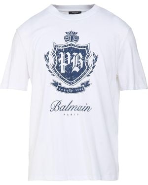 Balmain Camiseta - Blanco