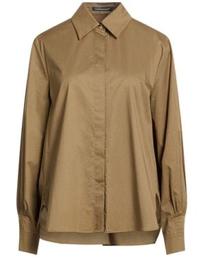 Luisa Cerano Shirt Cotton, Elastane - Brown