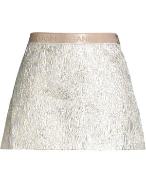 Ganni Mini Skirt - Natural