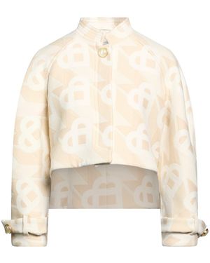CASABLANCA Jacket Virgin Wool, Cotton, Silk - White