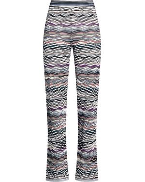 Missoni Trousers Viscose, Wool, Polyamide, Elastane - Grey