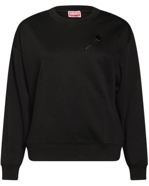 KENZO Sweatshirt Cotton, Elastane - Black