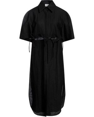 ワンピース YUZEFI DRESS (YUZRS23RWDR0900 BLACK) ≪通常販売≫【THE DRESS #50】high neck tuck jacquard