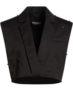 Dondup Blazer Cotton, Silk, Elastane - Black
