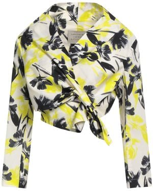 ALESSIA SANTI Cream Top Cotton - White