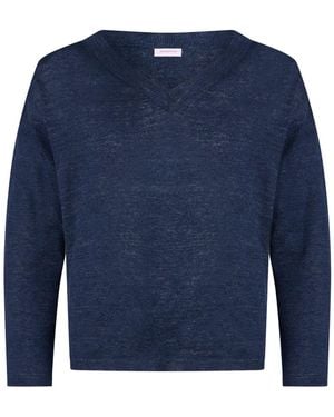 Rossopuro Sweater Linen, Cotton, Polyester - Blue