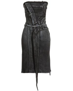 OTTOLINGER Mini Dress Cotton, Recycled Polyester, Recycled Cotton, Re-Used Cotton, Elastane - Black