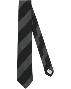 Caruso Ties & Bow Ties Silk, Cotton - Gray