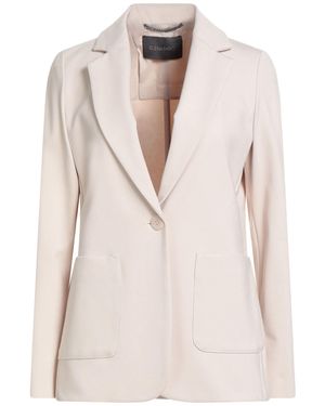 Elena Miro Blazer Viscose, Polyamide, Elastane - Natural