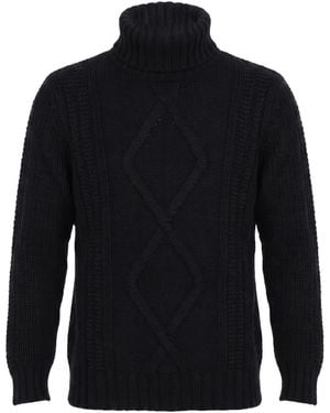 Brunello Cucinelli Rollkragenpullover - Blau